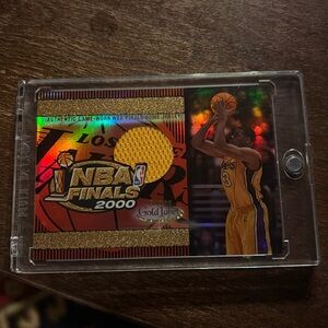 Lakers memorabilia! 2000-01 Topps Gold NBA Finals Jersey Devean George! Mint!